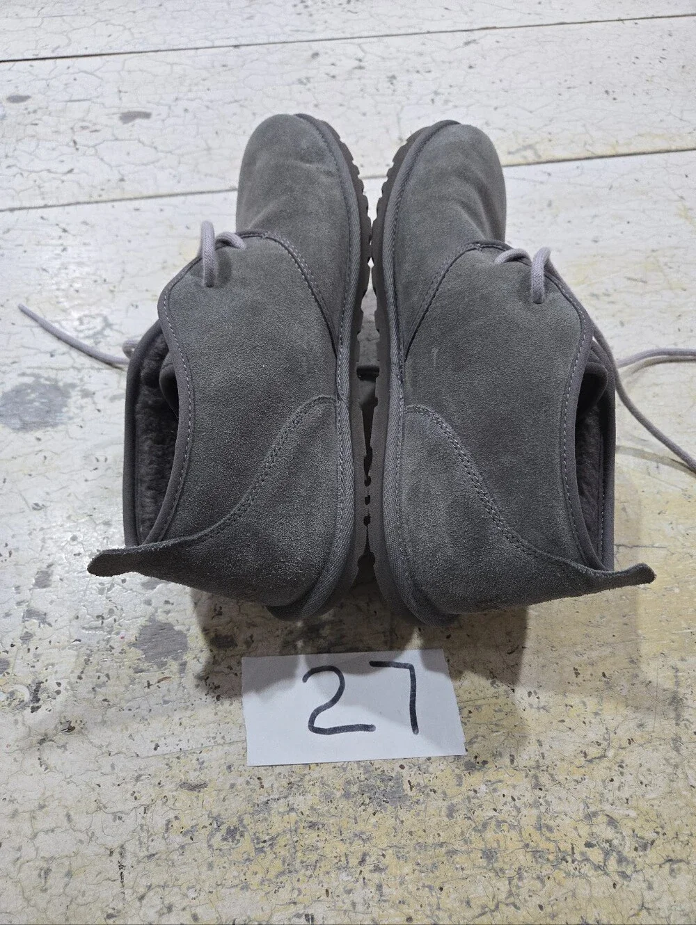 UGG Maksim Chukka boots Men's Gray Suede 1126879 Size 9-42